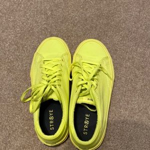 Straye Neon Yellow Shoe and Shirt Bundle